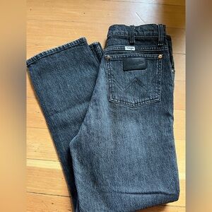 Wrangler Wild West High Rise Straight 603 Jeans in Granite Size 29 NWOT